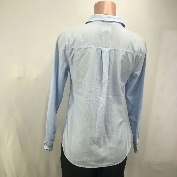 Old Navy Button Up Womens M Blue - Picture 14 of 16